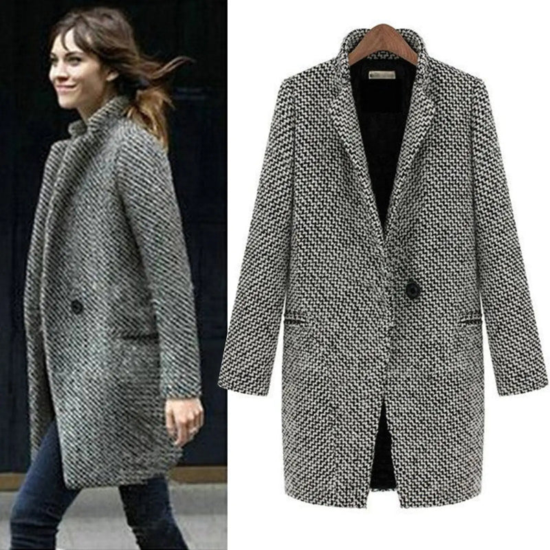 Houndstooth Coat Street View